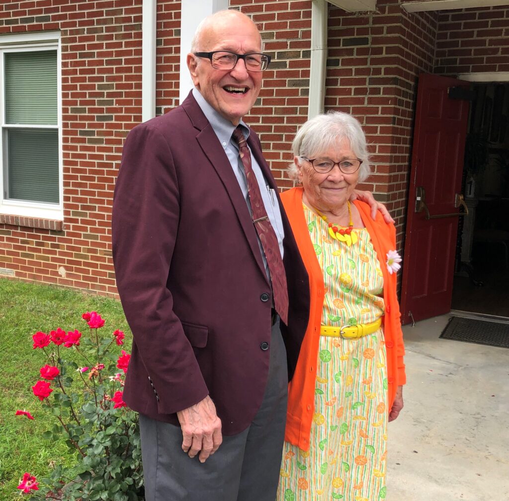 Pastor Emeritus Raleigh Nunnally with his wife, Janice